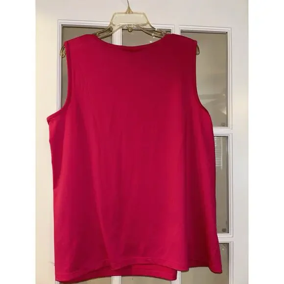 Catherine’s women’s pink sleeveless tank business wear 18/20W - Picture 3 of 3
